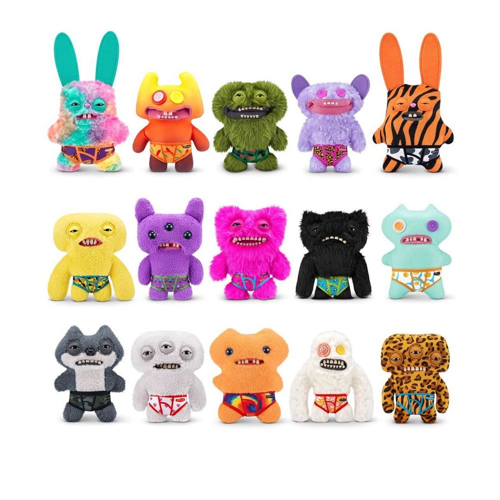 Fuggler 英國 FUGGLER 放克牙寶 萌牙怪獸 9吋內褲小子毛絨公仔 (單入隨機出貨)