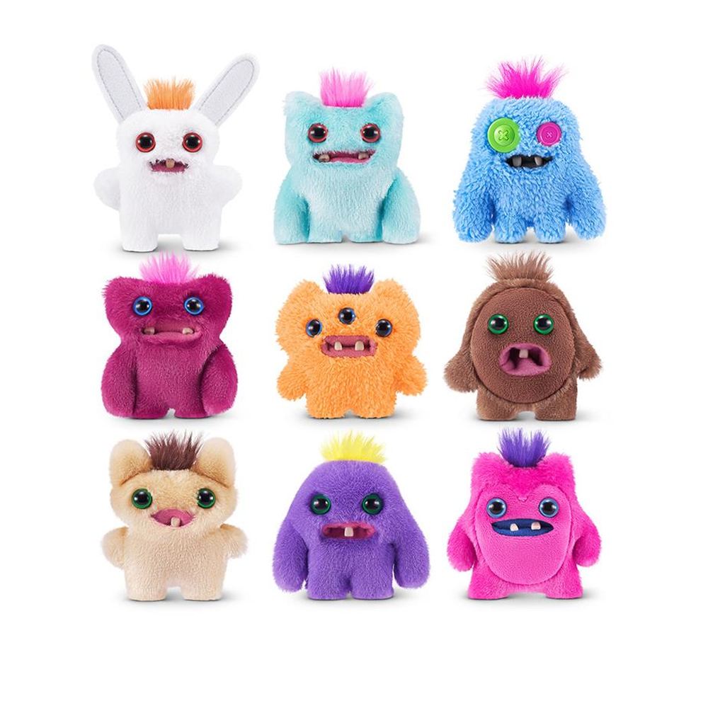 Fuggler 英國 FUGGLER 放克牙寶 萌牙怪獸第四代 3.5吋牙齒怪寶寶毛絨公仔 (單入隨機出貨)