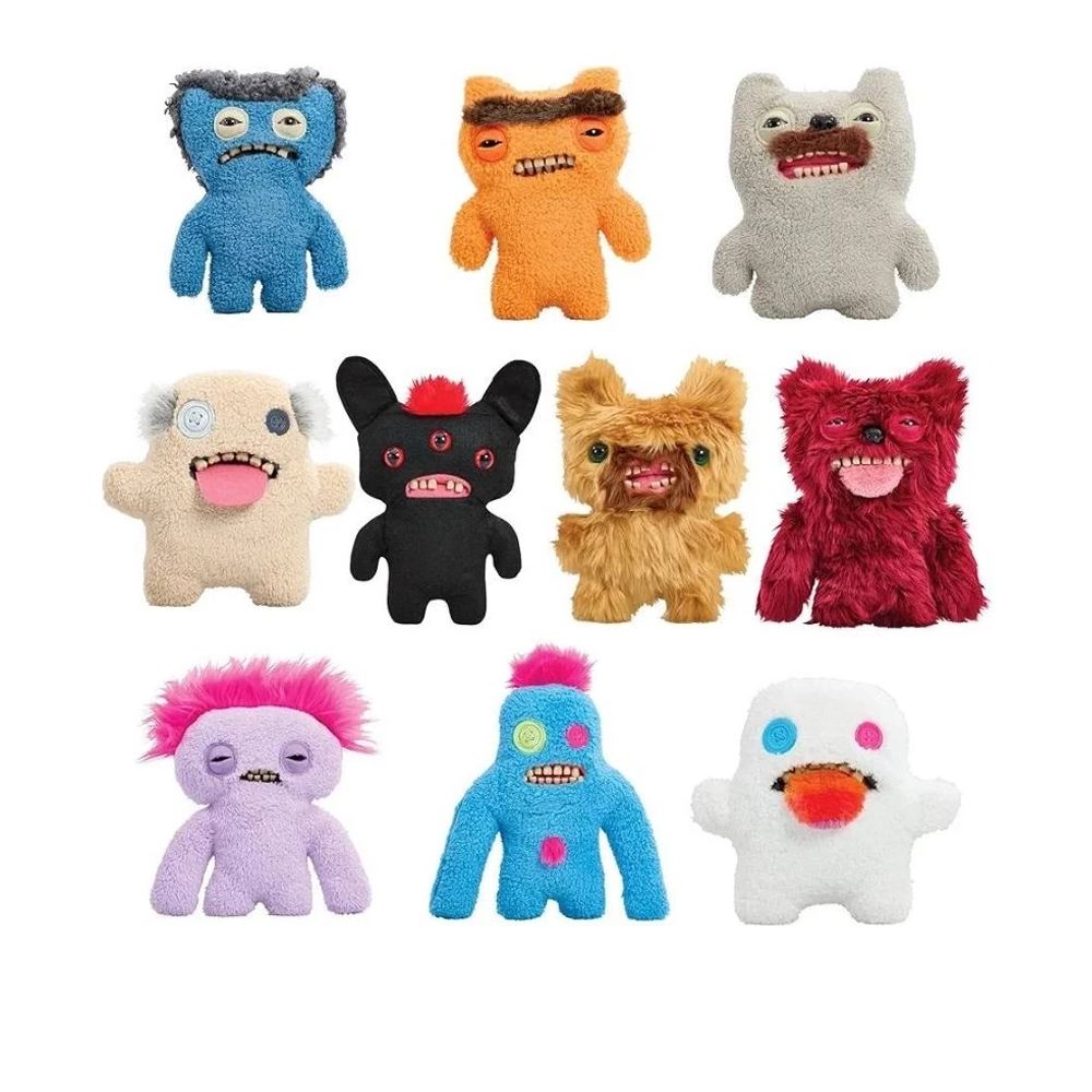 Fuggler 英國 FUGGLER 放克牙寶 萌牙怪獸 9吋哪裡毛毛的毛絨公仔(單入隨機出貨)