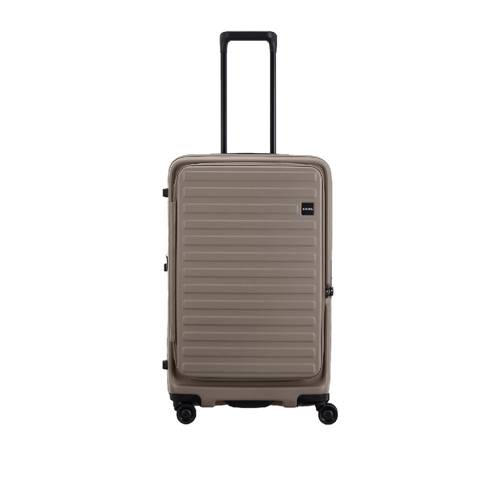 LOJEL LOJEL CUBO 28吋前開擴充拉鍊拉桿行李箱 C-F1627-F28 大地灰