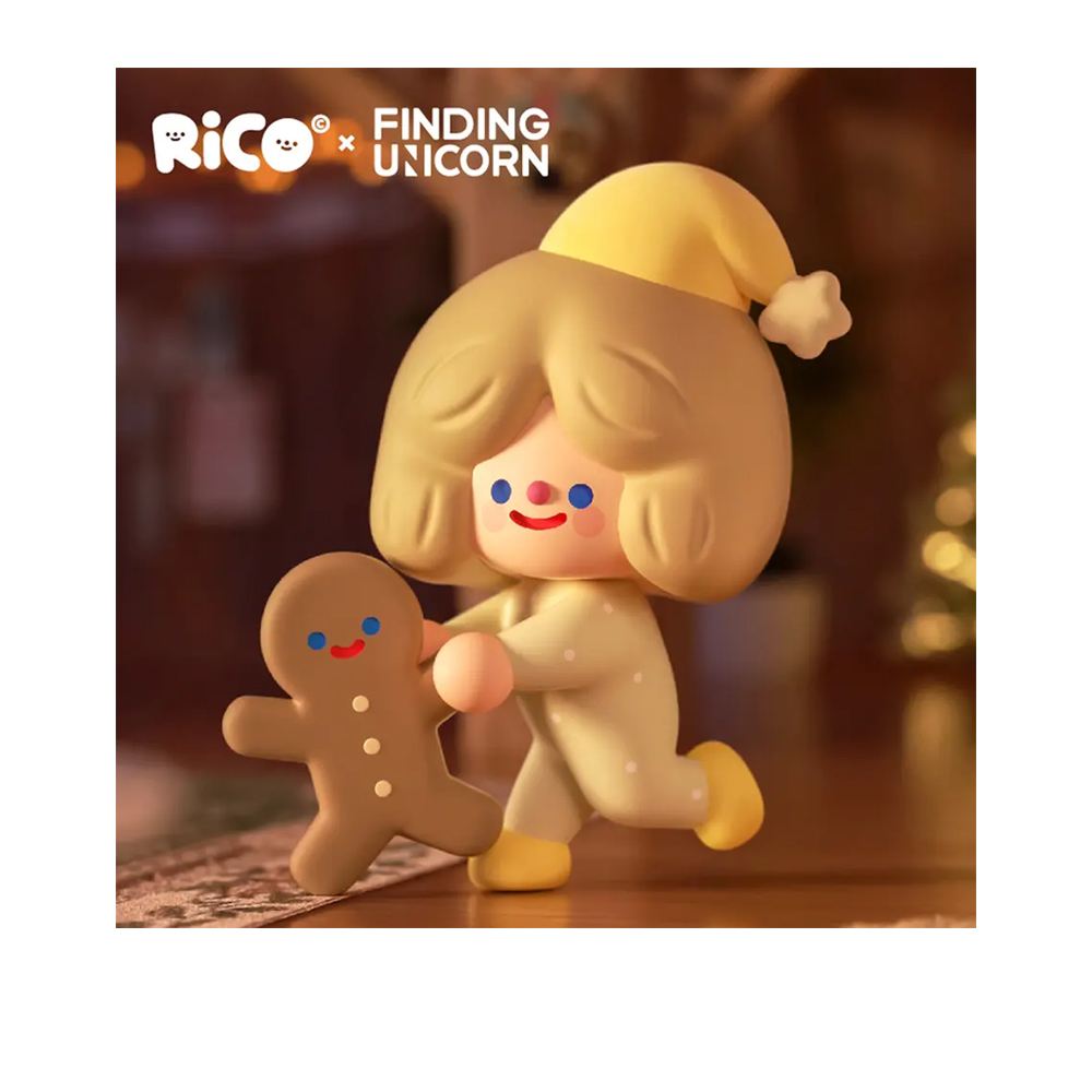 尋找獨角獸 尋找獨角獸 RICO 快樂冬日系列盲盒手辦公仔盒玩 (單入隨機出貨)