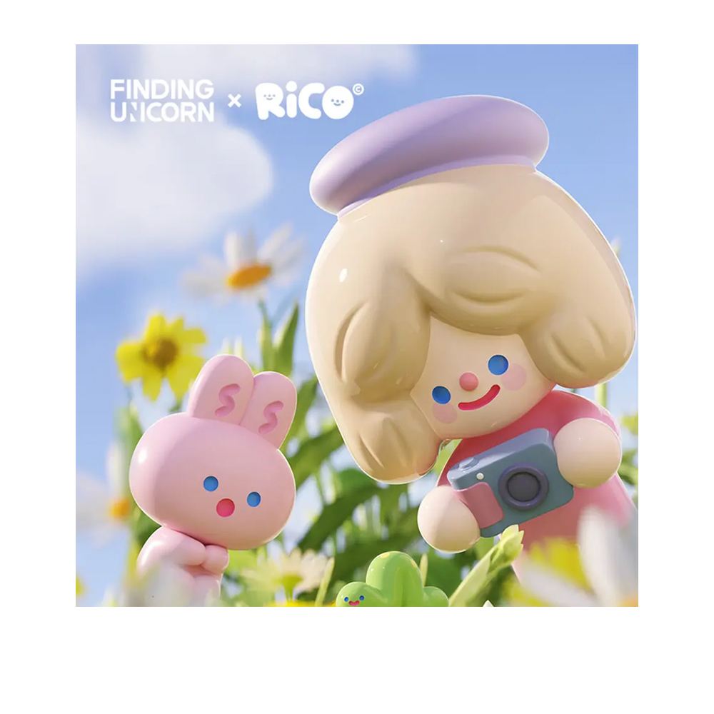 尋找獨角獸 尋找獨角獸 RICO 去野餐吧系列盲盒手辦公仔盒玩 (單入隨機出貨)