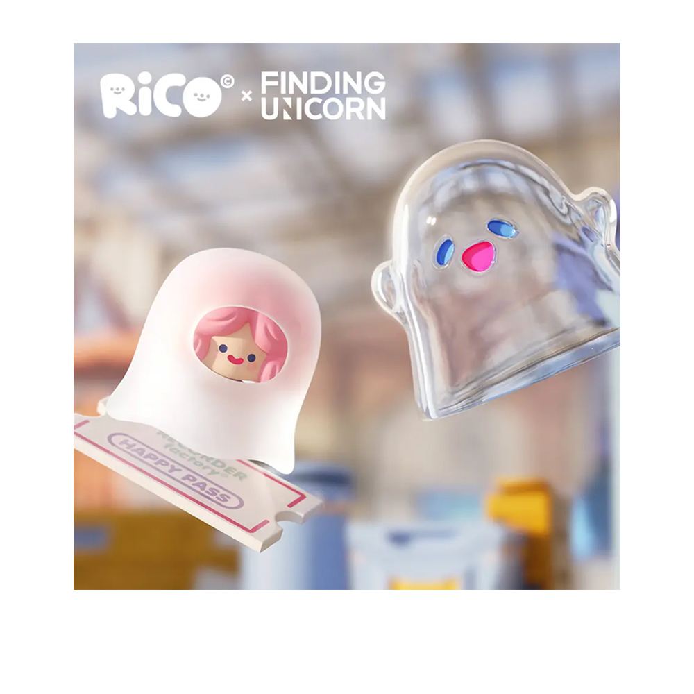 尋找獨角獸 尋找獨角獸 RICO 快樂工場系列盲盒手辦公仔盒玩 (單入隨機出貨)
