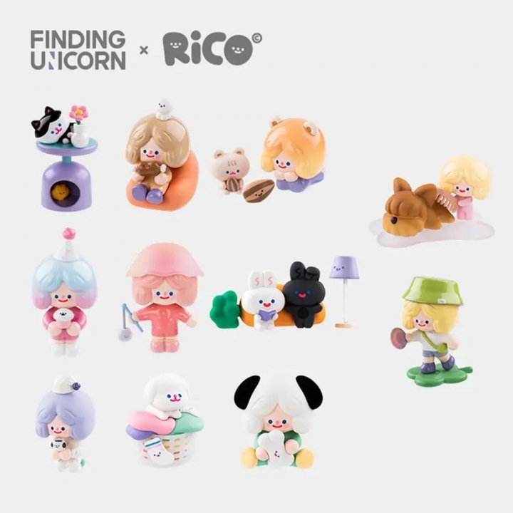 尋找獨角獸 RICO我的最佳拍檔系列盲盒手辦公仔盒玩 (單入隨機出貨)尋找獨角獸 RICO我的最佳拍檔系列盲盒手辦公仔盒玩 (單入隨機出貨)