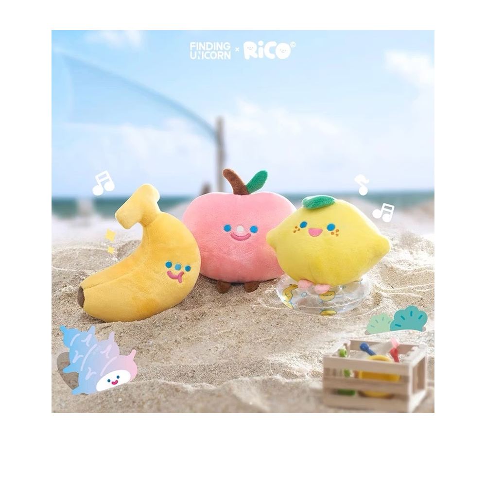 尋找獨角獸 尋找獨角獸 RICO 寵物水果系列盲盒手辦毛絨公仔盒玩 (單入隨機出貨)