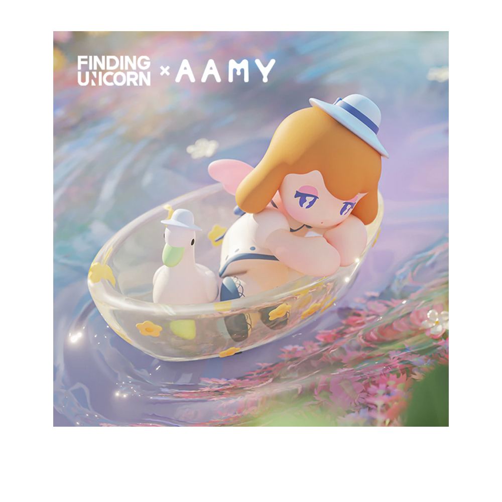 尋找獨角獸 尋找獨角獸 AAMY 野餐系列盲盒手辦公仔盒玩 (單入隨機出貨)