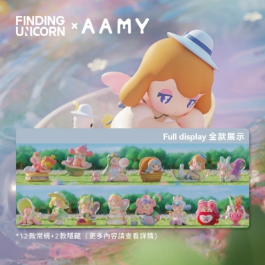 尋找獨角獸 AAMY 野餐系列盲盒手辦公仔盒玩 (單入隨機出貨)尋找獨角獸 AAMY 野餐系列盲盒手辦公仔盒玩 (單入隨機出貨)