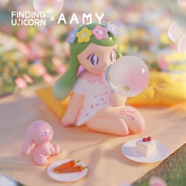尋找獨角獸 AAMY 野餐系列盲盒手辦公仔盒玩 (單入隨機出貨)尋找獨角獸 AAMY 野餐系列盲盒手辦公仔盒玩 (單入隨機出貨)