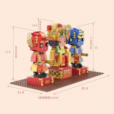TRUE WAY TOY|白沙屯媽祖積木組合TRUE WAY TOY|白沙屯媽祖積木組合