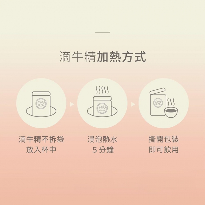 煦願軒｜淬浦牛常溫7日組 (原味滴牛精)