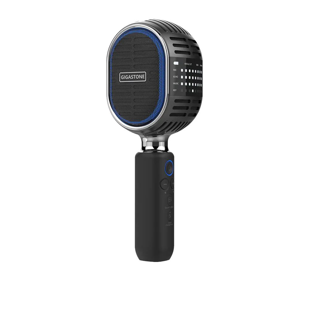 GIGASTONE GIGASTONE 立達|日本銷售人聲消除 藍牙5.0 復古無線麥克風 KMH-9550B