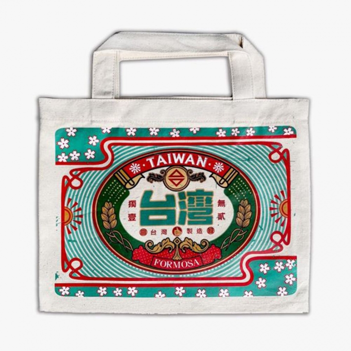WEISS TAIWAN TOTE木子創意｜手提袋鐵盒明信片組 老標臺灣
