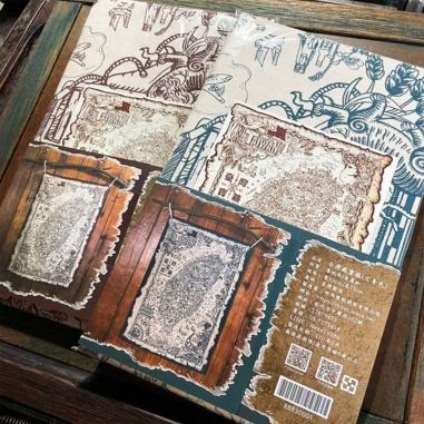 TREASURE MAP OF TAIWAN (ZHANGQING)木子創意｜台灣藏寶圖 丈青色