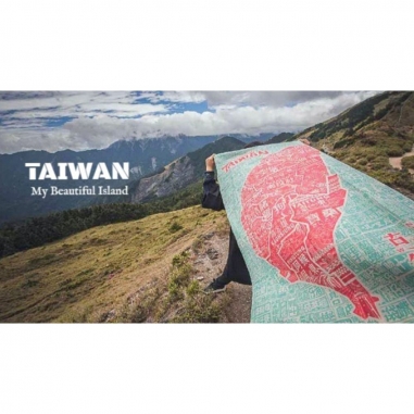 TAIWAN ANCIENT PLACE NAMES (WHITE)木子創意｜臺灣古地名布掛布地圖 雙色