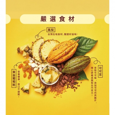Cona's 妮娜｜ICA金牌獎 鳳梨黃金葡萄乾巧克力