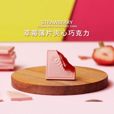 Cona's 妮娜|iTQi食品米其林2星獎 草莓薄片夾心巧克力