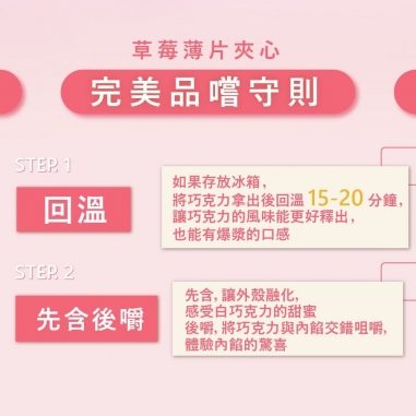 Cona's 妮娜|iTQi食品米其林2星獎 草莓薄片夾心巧克力