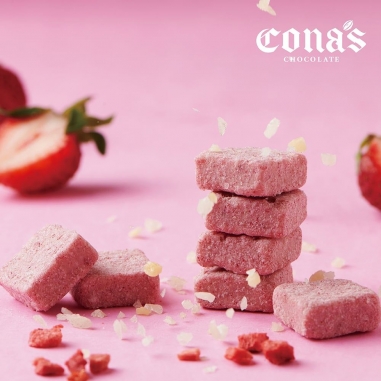 Cona's 妮娜｜含餡草莓跳跳糖松露巧克力