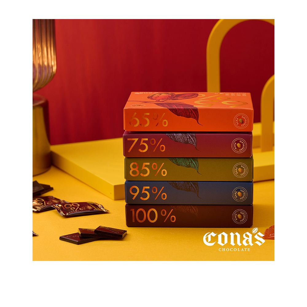 Cona's Cona's 妮娜｜精選黑巧克力薄片純粹濃意禮盒