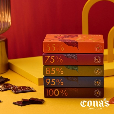 Cona's 妮娜｜精選黑巧克力薄片純粹濃意禮盒