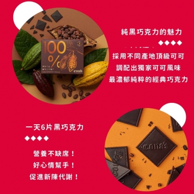 Cona's 妮娜｜精選黑巧克力薄片純粹濃意禮盒