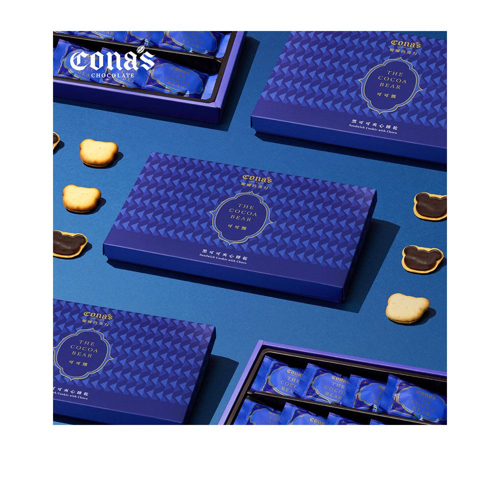Cona's Cona's 妮娜｜可可熊夾心餅乾 黑巧克力口味
