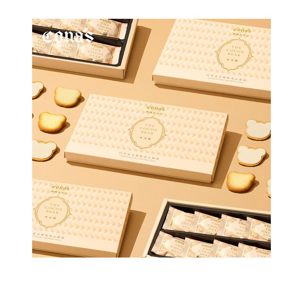Cona's Cona's 妮娜｜可可熊夾心餅乾  白巧克力口味