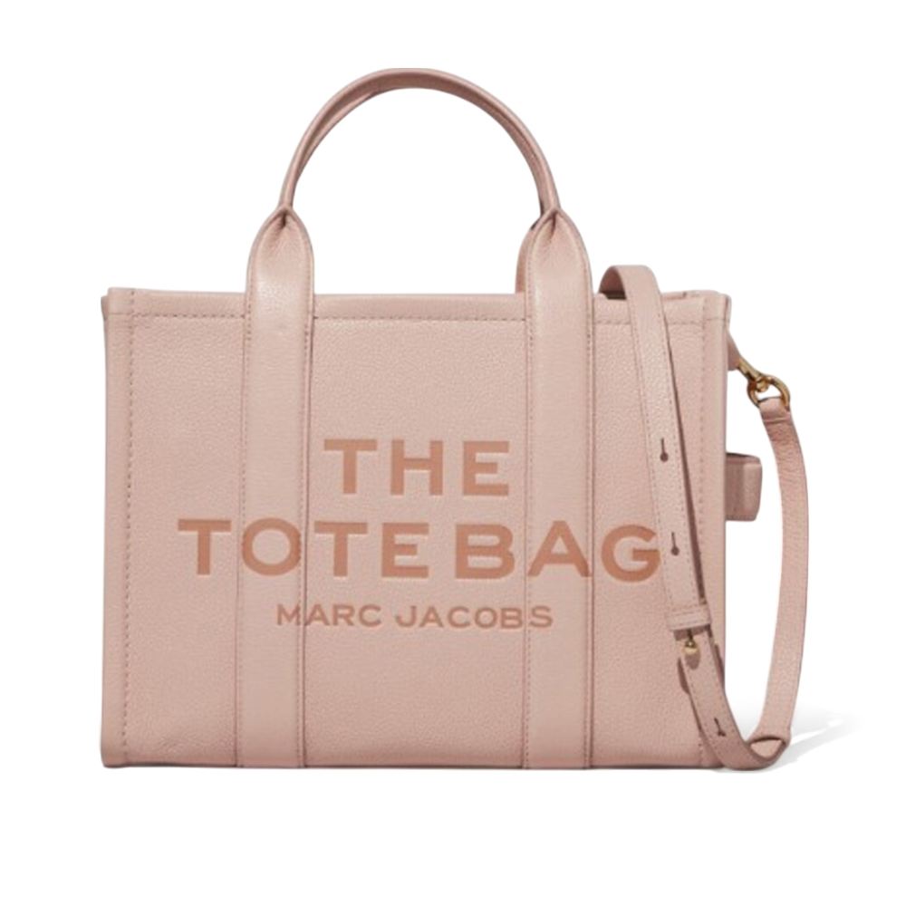 Marc Jacobs 字母印花皮革兩用托特包-中