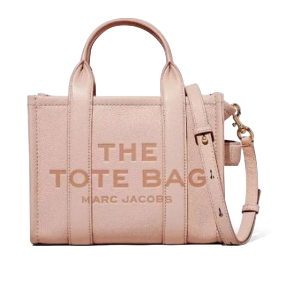 Marc Jacobs 字母印花皮革兩用托特包-小號