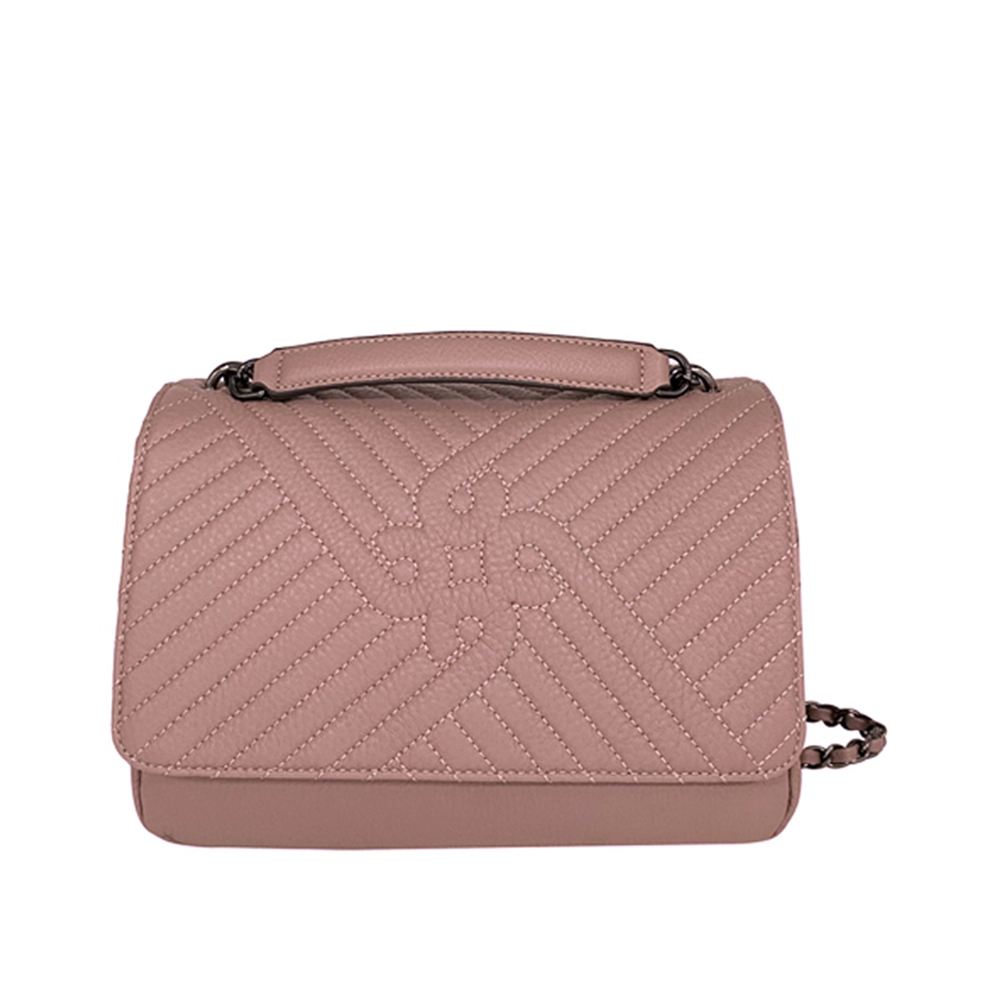 borsalini BORSALINI 經典再現袋蓋斜背包 粉