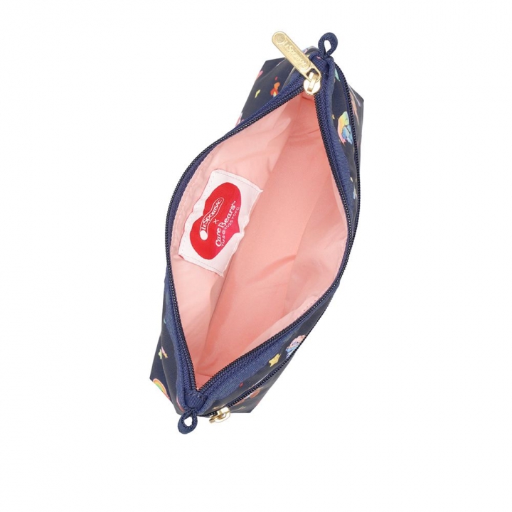 COSMETIC CLUTCH雙層拉鍊化妝包