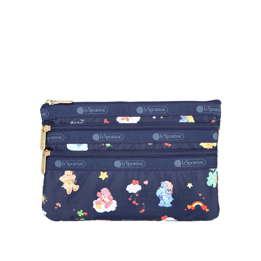 LeSportsac 三層拉鍊化妝包