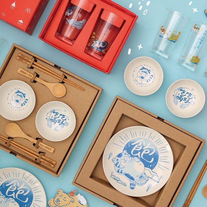 Mao's - Mao's 樂陶陶 x 皮康Pikang|有你的好日子聯名雙層禮盒組_80970-255221_大圖