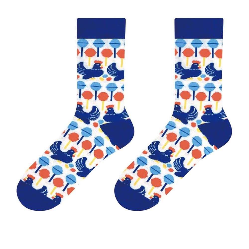 錦源興 錦源興|臺灣設計製造 Cosi 聯名雞蛋冰無痕中長襪