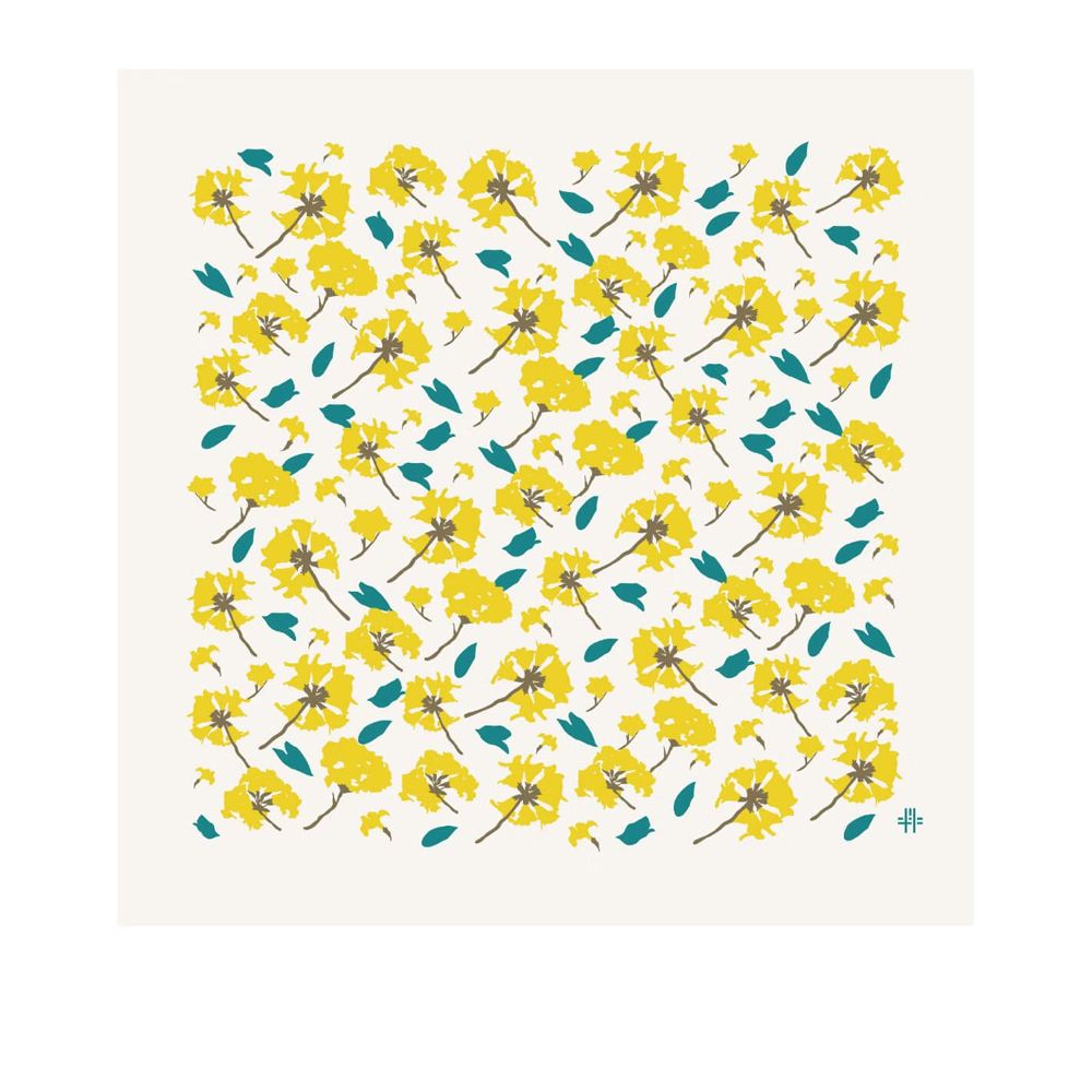 錦源興 錦源興｜臺灣設計製造 Cosi 聯名黃花純棉手帕巾