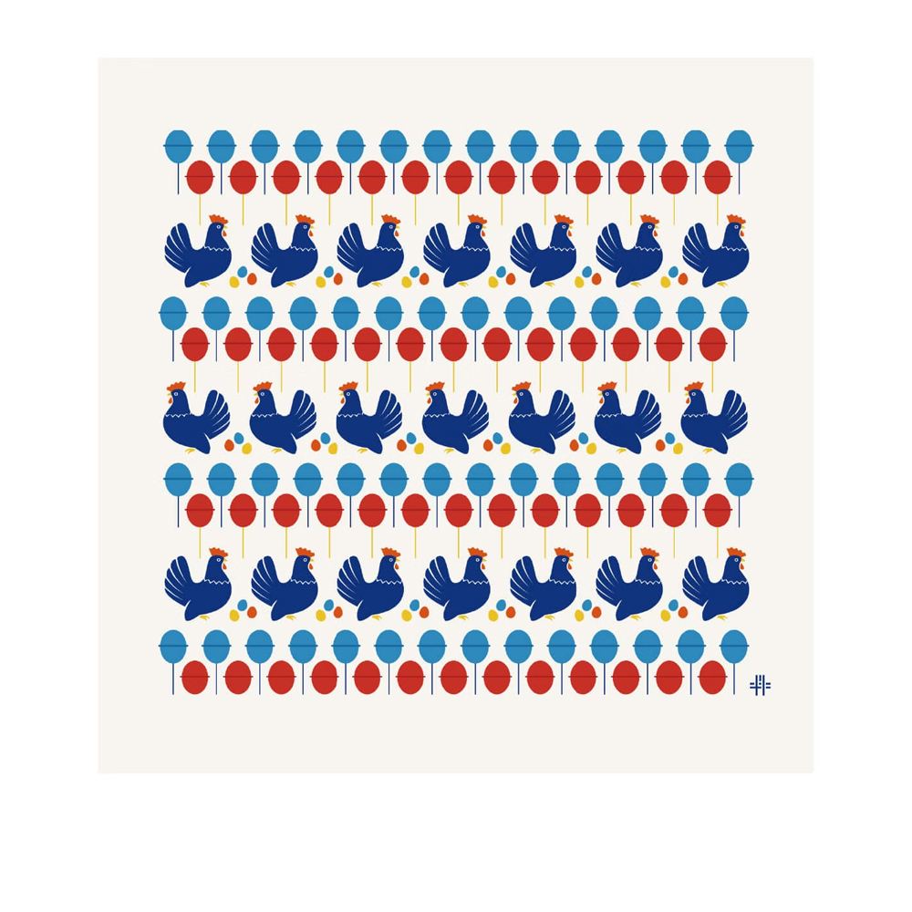 錦源興 錦源興｜臺灣設計製造 Cosi 聯名雞蛋冰純棉手帕巾