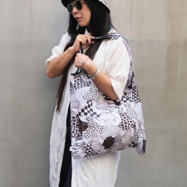 錦源興｜臺灣設計製造 消波塊雙印花設計折疊購物袋