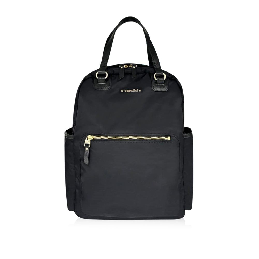 borsalini BSL學院輕風尚雙把後背包 黑