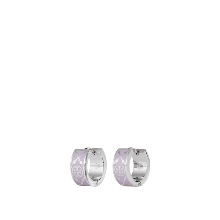 SMALL T MONOGRAM HOOP EARRINGSMALL T MONOGRAM 環形耳環
