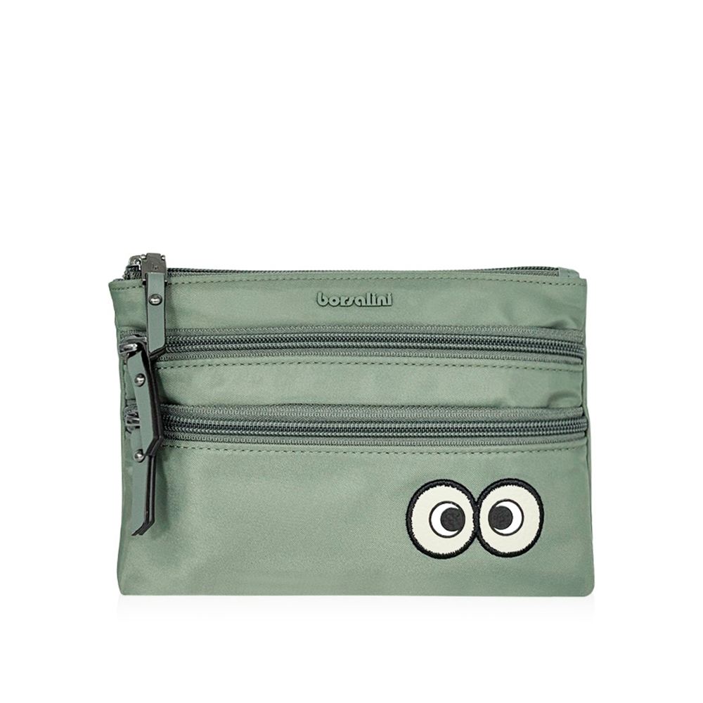 borsalini BSL俏皮學院小眼睛萬用包 灰