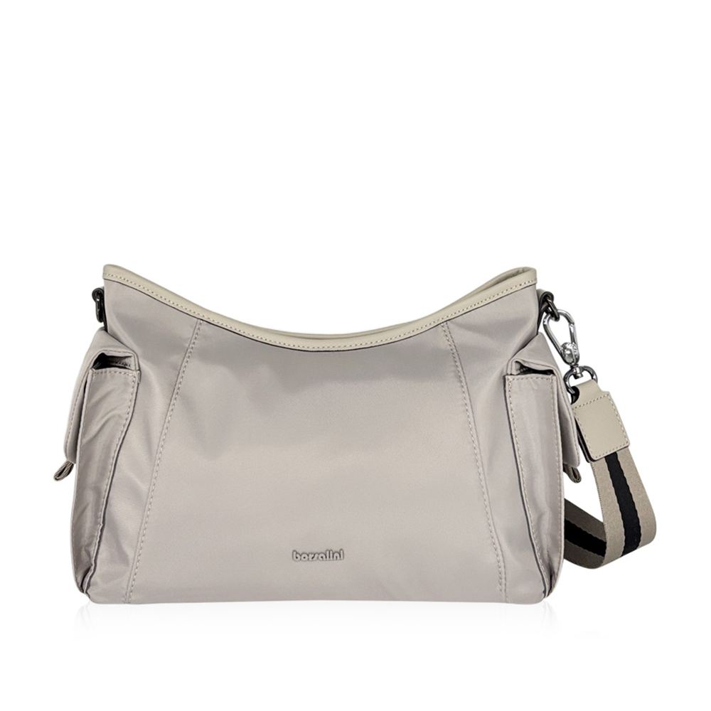 borsalini BSL俏皮學院斜背包+帶 灰