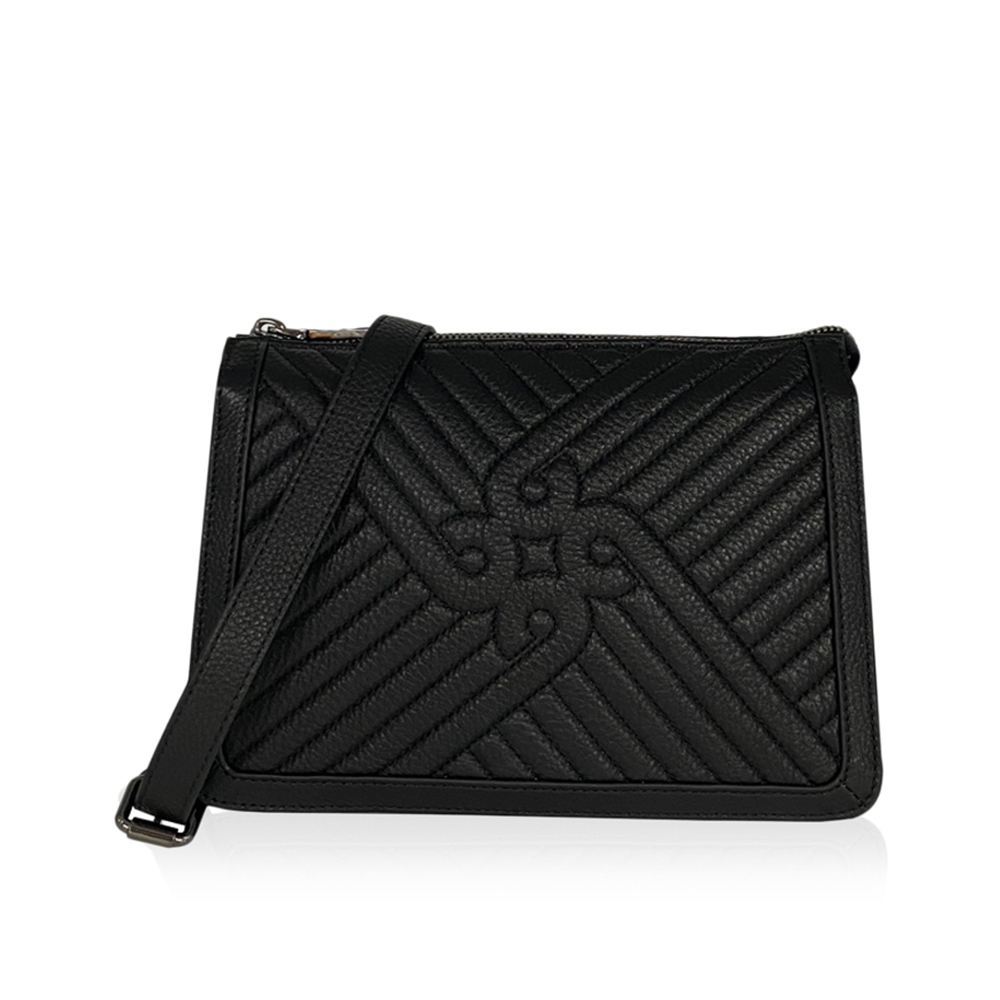 borsalini BSL1F經典再現內三層斜背 黑