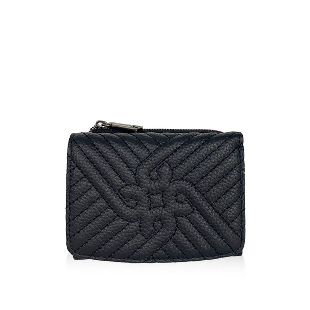 borsalini BSL4S經典3層短夾 黑