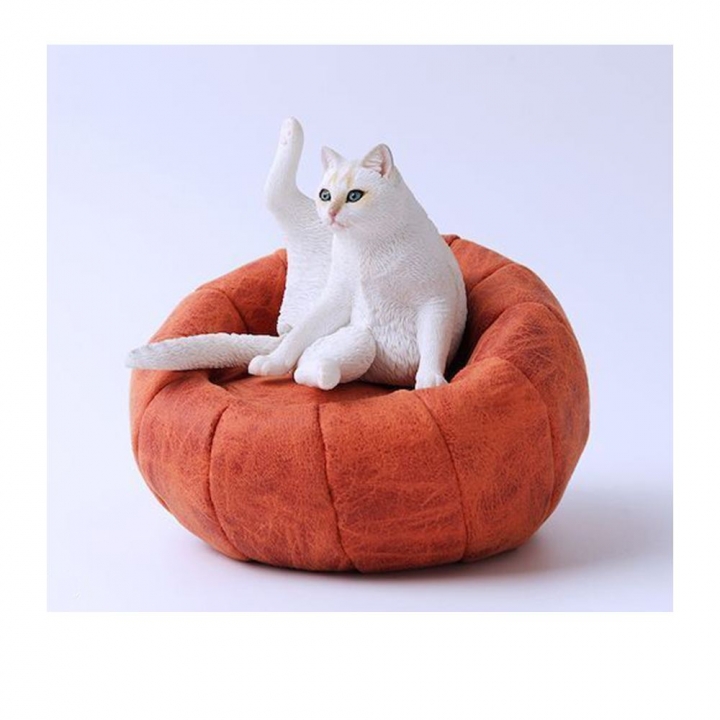 JXK Studio 1/6 比例動物系列 懶貓4.0 (附沙發) 白貓JXK Studio 1/6 比例動物系列 懶貓4.0 (附沙發) 白貓
