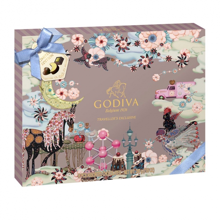 2025 BELGIAN ARTISTRY 18PCSGODIVA｜2025 比利時藝術家限量紀念巧克力禮盒