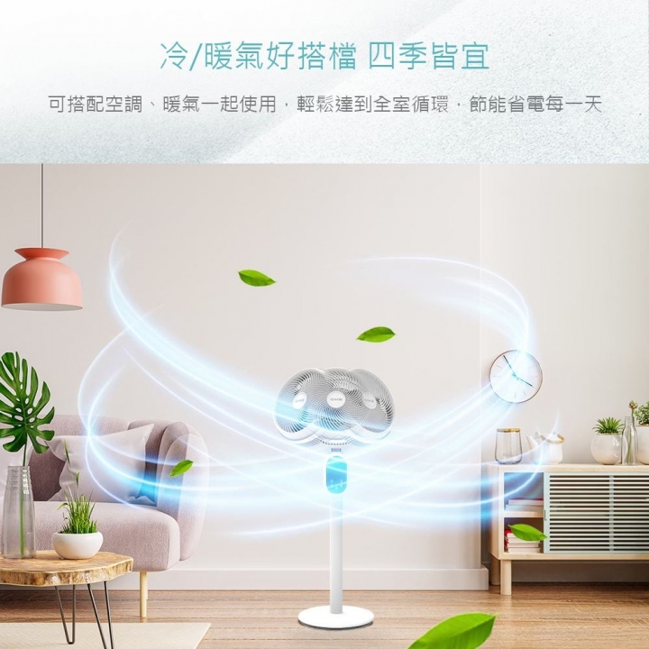 DIKE 8吋 遙控定時DC變頻液晶顯示立式循環扇 (HLE310)【廠商直寄】