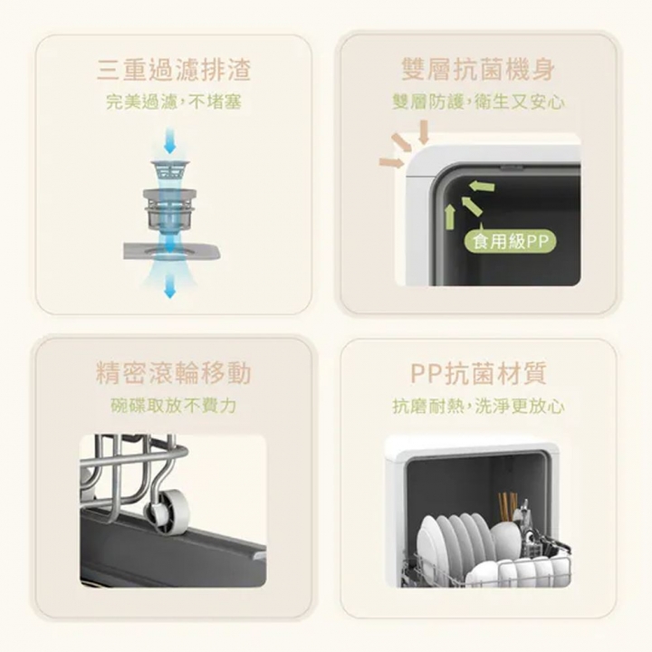 DIKE 全自動臭氧烘乾洗碗機 (HKE700 )【廠商直寄】(8/30後陸續出貨)