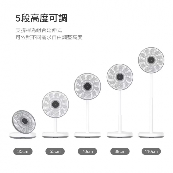 DIKE 12吋 全能收納式充電兩用無線風扇(HLE170)【廠商直寄】(8/20後陸續出貨)