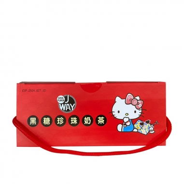 Sanrio三麗鷗｜ 機場免稅限定 Hello Kitty 好朋友J味黑糖珍珠奶茶 (原味經典)