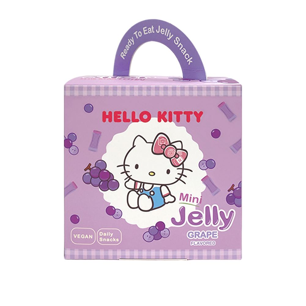 EVERRICH Sanrio三麗鷗｜機場免稅限定 Hello Kitty 寒天果凍禮盒 (葡萄口味)